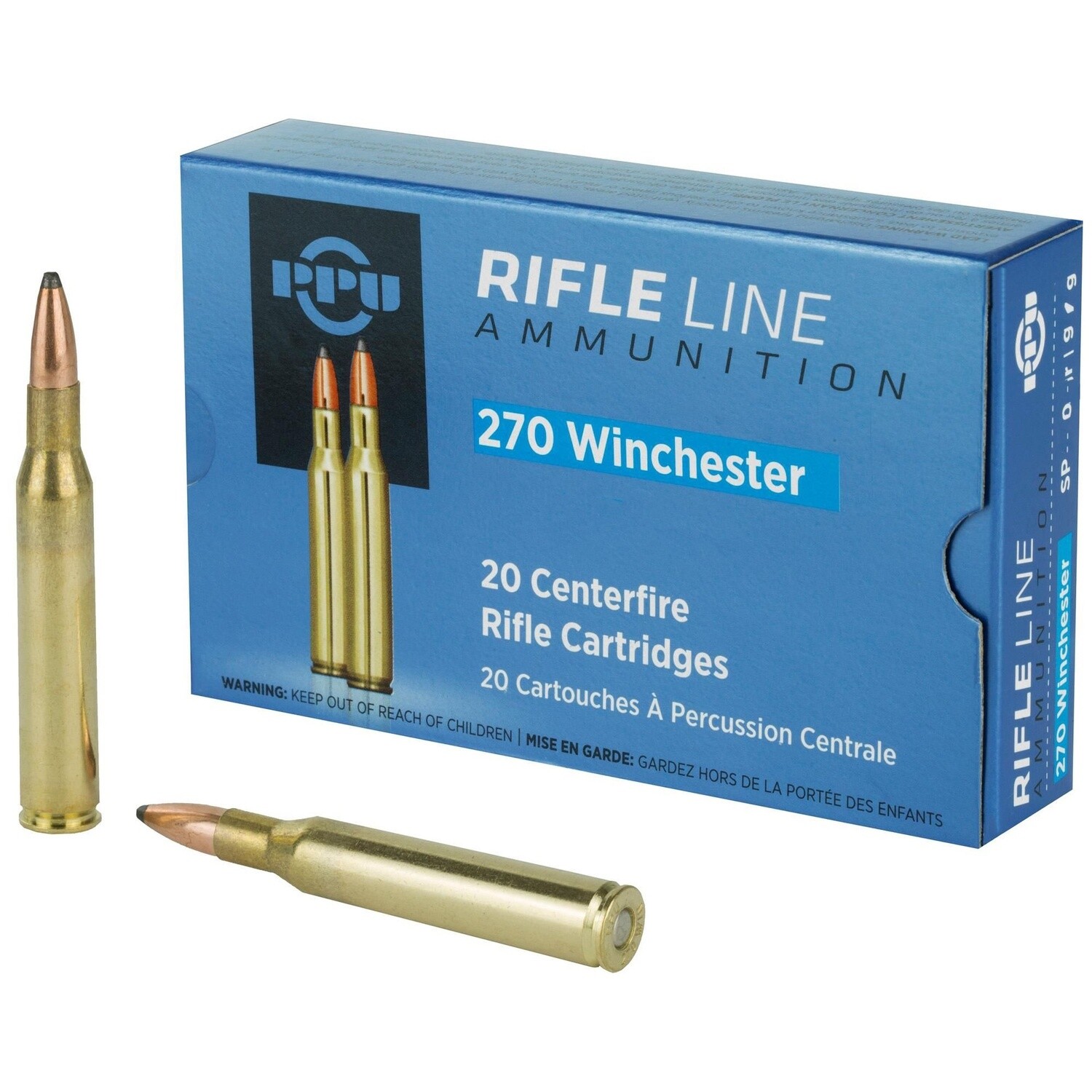 270 PPU Prvi Partizan 130gr Soft Point 20 Rounds