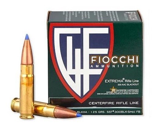 300 Blackout Fiocchi 125gr SST, 25 rounds