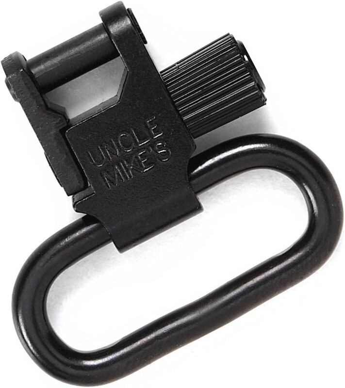 Uncle Mikes Swivels QD SS BL 1&quot;