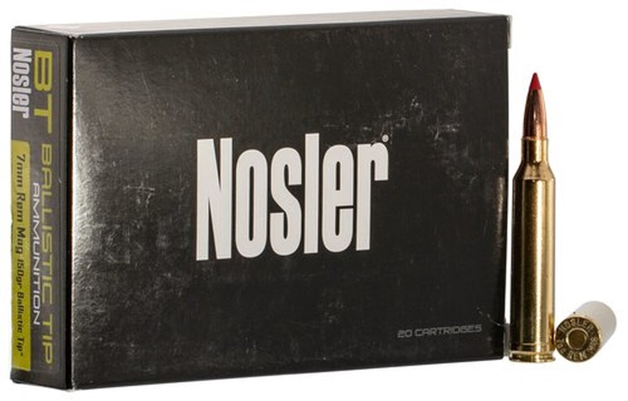 7mm Rem Mag  Nosler 150gr Polymer Tip *20 Rounds