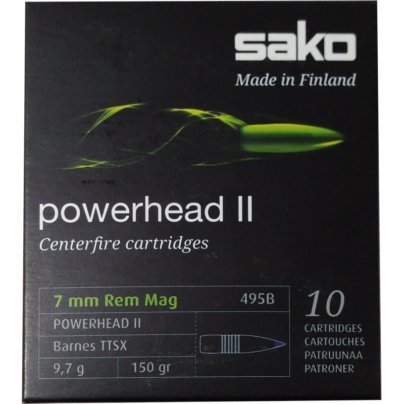 7mm Rem Mag Sako 150GR Powerhead II (10 rounds)