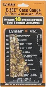 Lyman E-ZEE Case Gauge for Pistol &amp; Revolver Cases