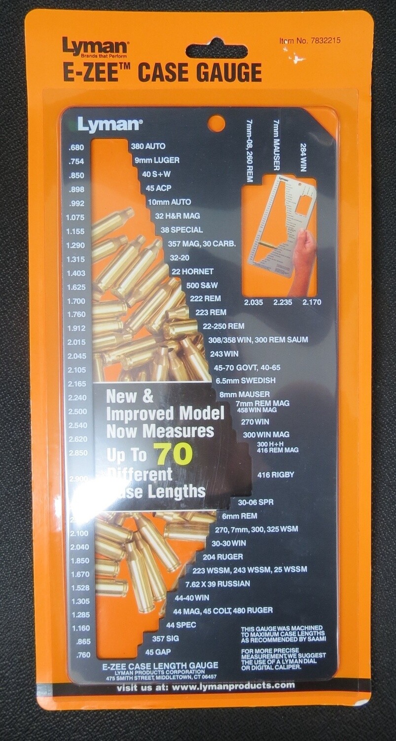 Lyman E-ZEE Case Gauge
