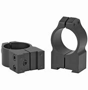 Warne CZ 527 1&quot; Fixed High Rings - Matte