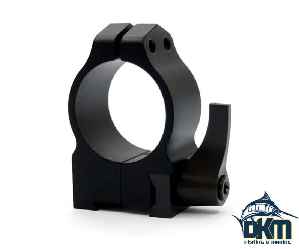 Warne CZ 550 1&quot; Fixed Medium Rings - Matte
