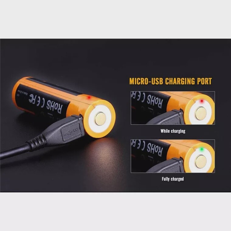 Fenix L18-2600 , 18650 rechargable battery