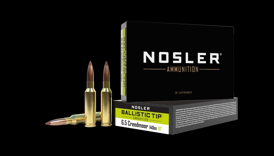 6.5 Creedmoor Nosler 140 gr Balistic tip