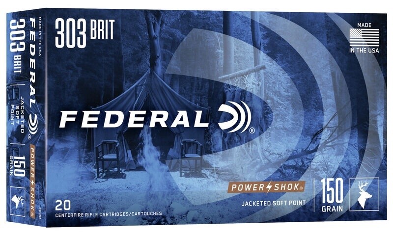 303 Federal British 150 gr JSP