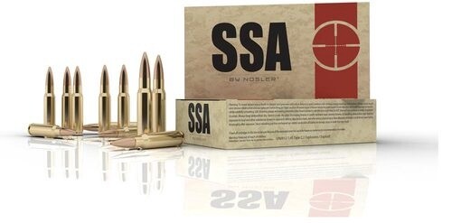 7.62x39mm SSA Ammunition 20 Rounds 123 Grain Nosler Varmageddon Bullet 2350 fps