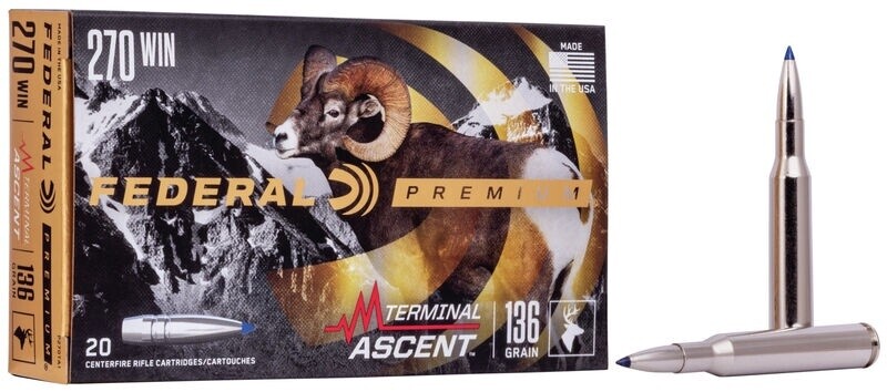 270 Federal  Terminal Ascent 136gr