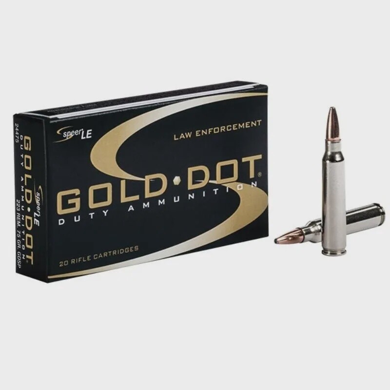 223 Speer Gold Dot 55gr Soft Point 5.56x45mm