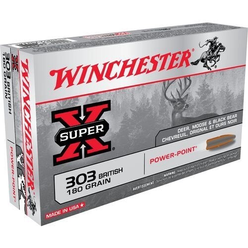 Winchester Super X .303 British 180gr PP (20)
