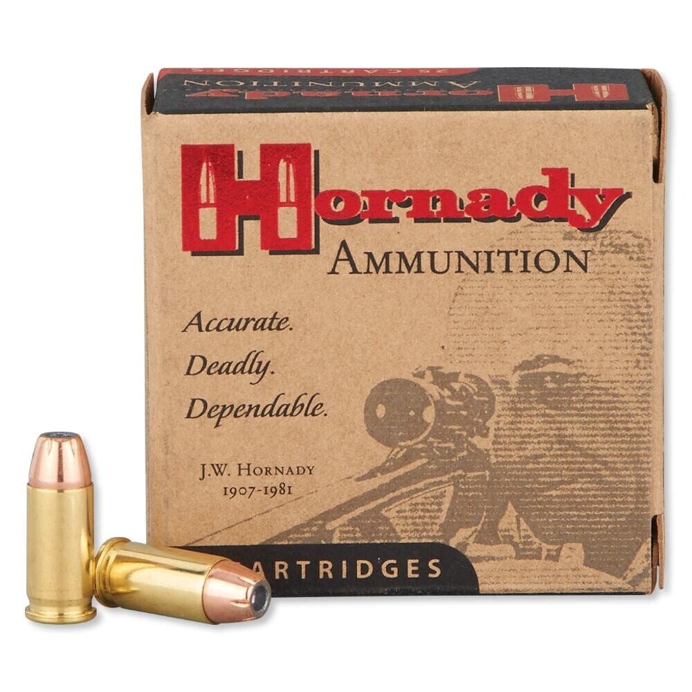 32 Auto Hornady 60gr HP XTP Pistol Ammunition Box of 25