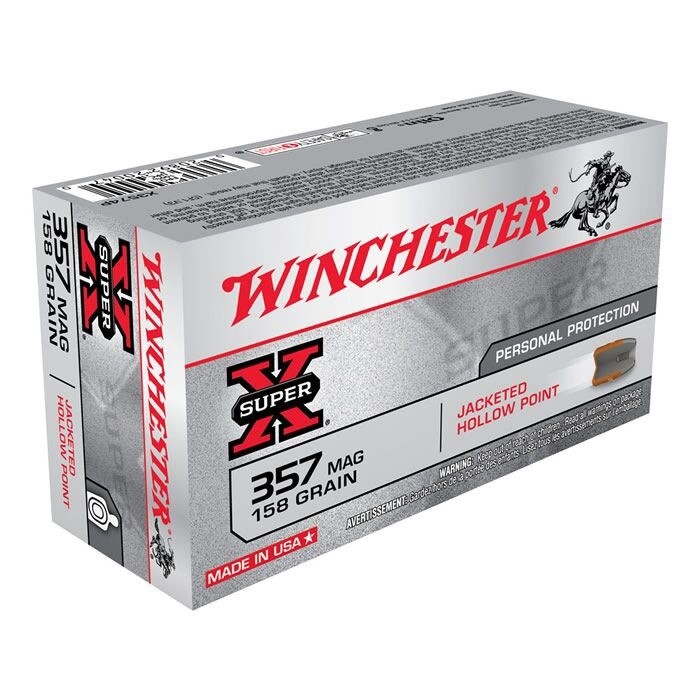 357Mag Winchester SuperX 158gr JHP (50)