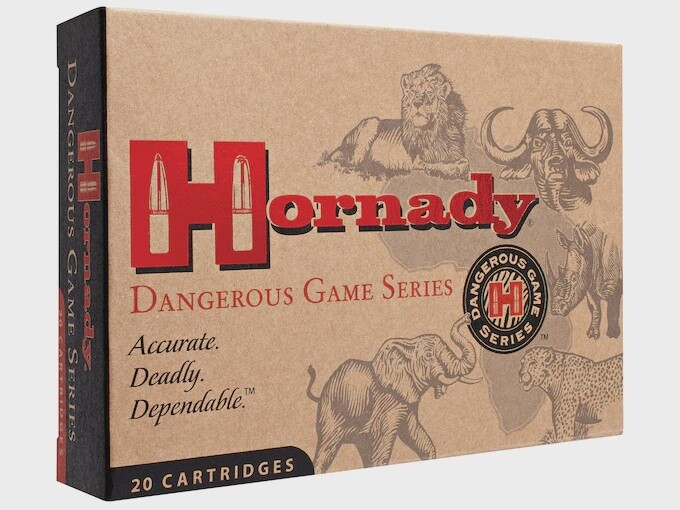 458 Hornady 500gr Heavy Mag Ammo box 20