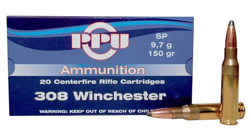 308 Win PPU 150gr SP