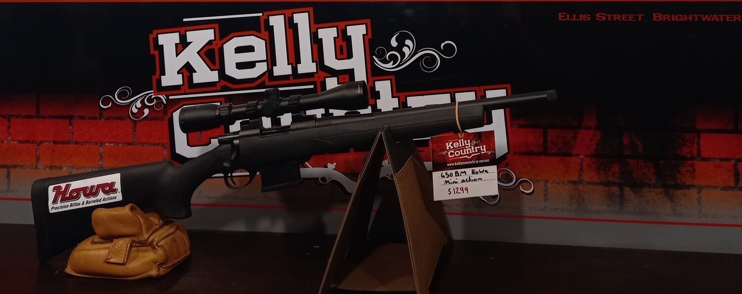 450BM Howa Mini Action, Nikko Stirling 3-9x40 Scope Package