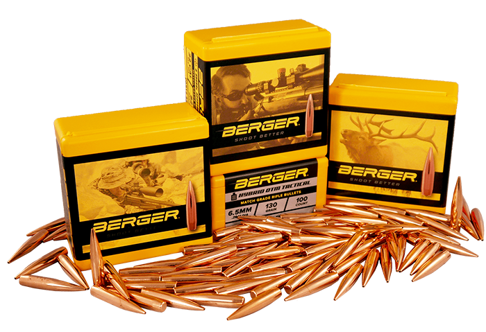 270cal Berger Hunter Bullets 130 Grain