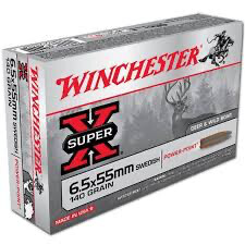 6.5X55 Winchester SuperX Swedish 140gr SP (20)
