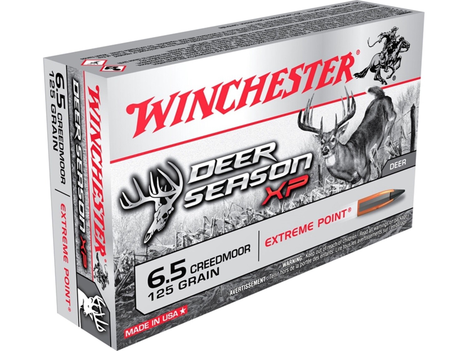 6.5 Creedmoor Winchester Deer Season 125gr XP (20)