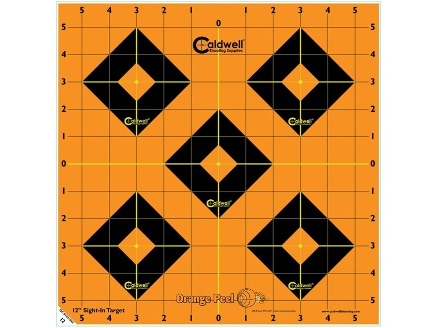 Caldwell Op Sight-In Target 12&quot;, 5 Sheets