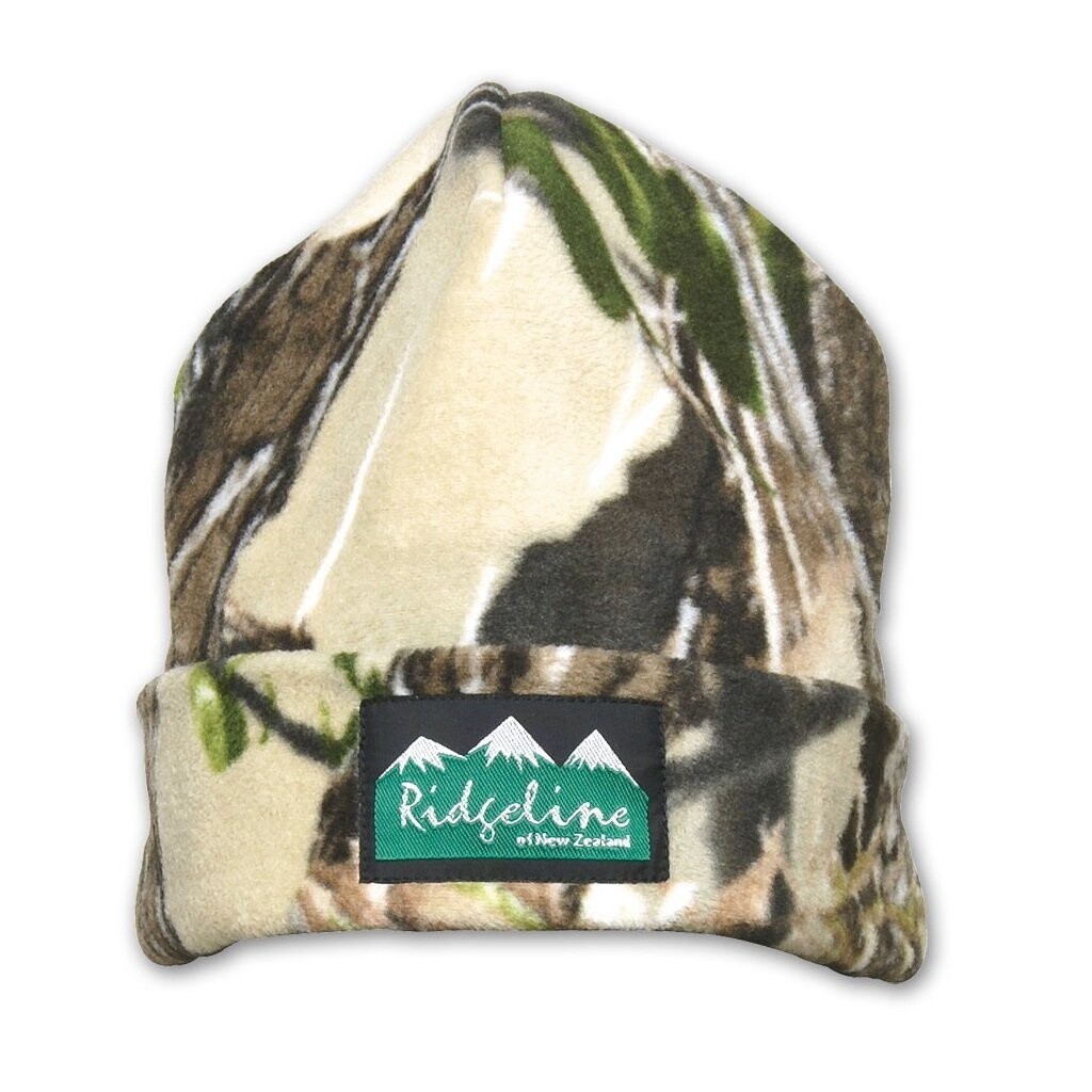 Kids Fleece Beanie, Colour: Buffalo Camo