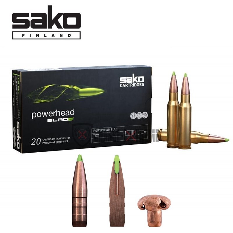 243 Win Sako Powerhead Blade 80gr CTM (20rds)
