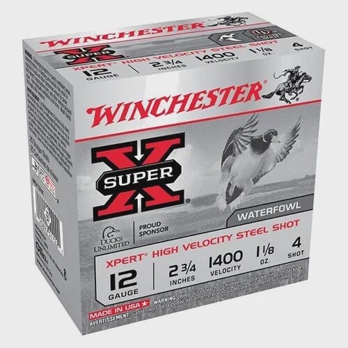 12ga Winchester Xpert Steel 2 3/4&quot; 4 Shot 32 gram