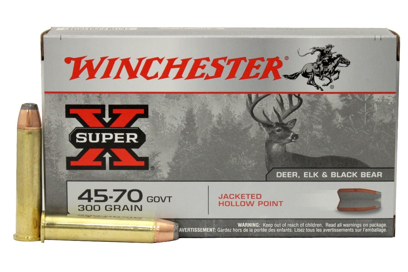 45-70Gov Winchester SuperX 300gr JHP (20)