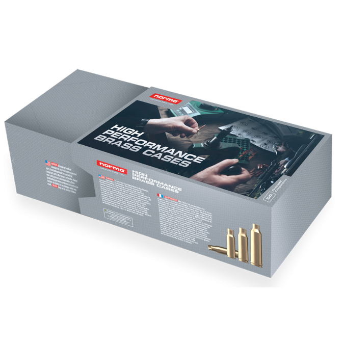 243 Norma Unprimed Case 100 Bag