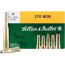 270 Win Sellier &amp; Bellot 150gr SP