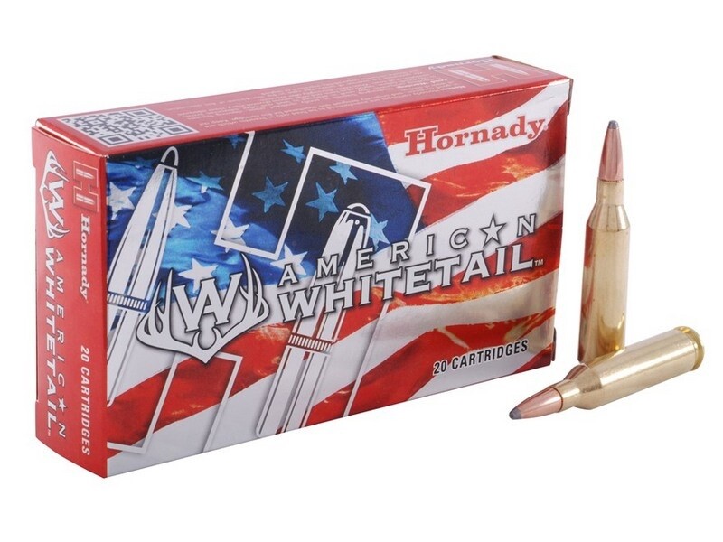 243 Hornady 100gr Interlock SP American Whitetail Ammunition Box of 20