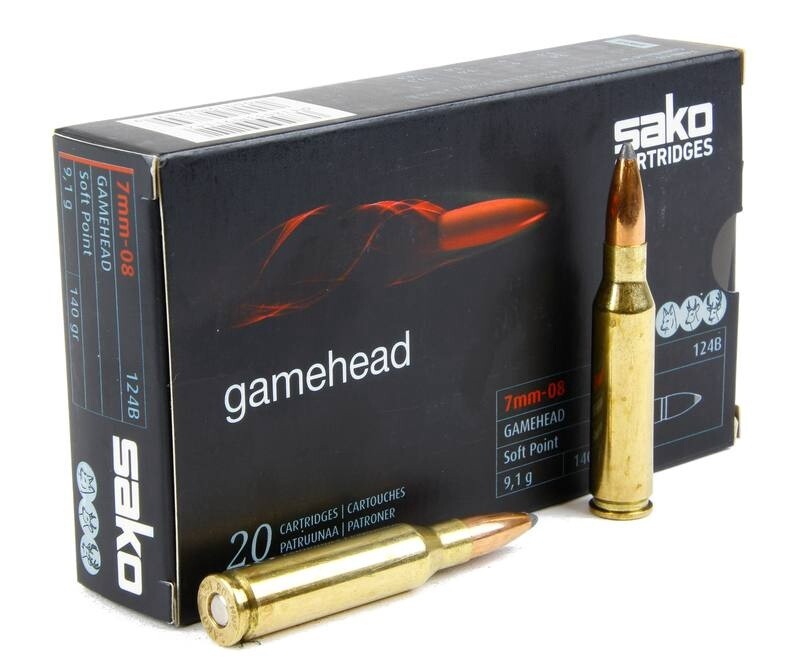 7mm08 Sako Gamehead 140gr Soft Point NZ