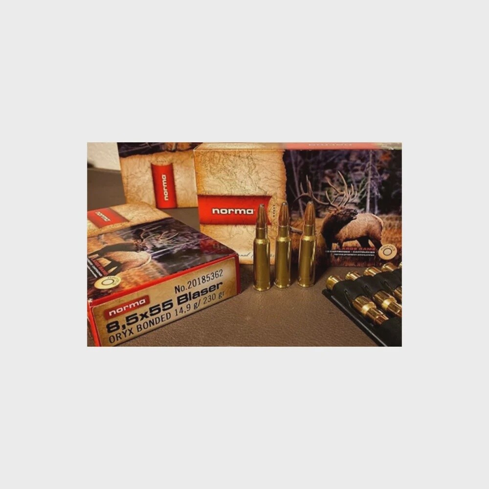 8.5x55 Blaser Norma Oryx Blaser 230gr