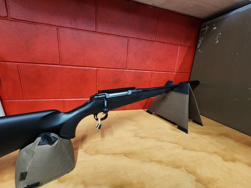6.5x55 Sauer 100 + Picatinny rail and suppressor
