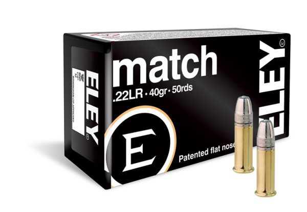 .22LR Eley Match, 40gr 50rds