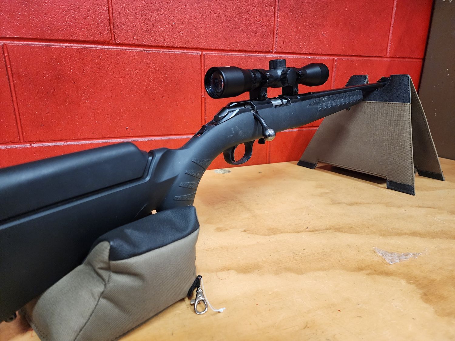 17HMR Ruger American + Scope &amp; Suppressor