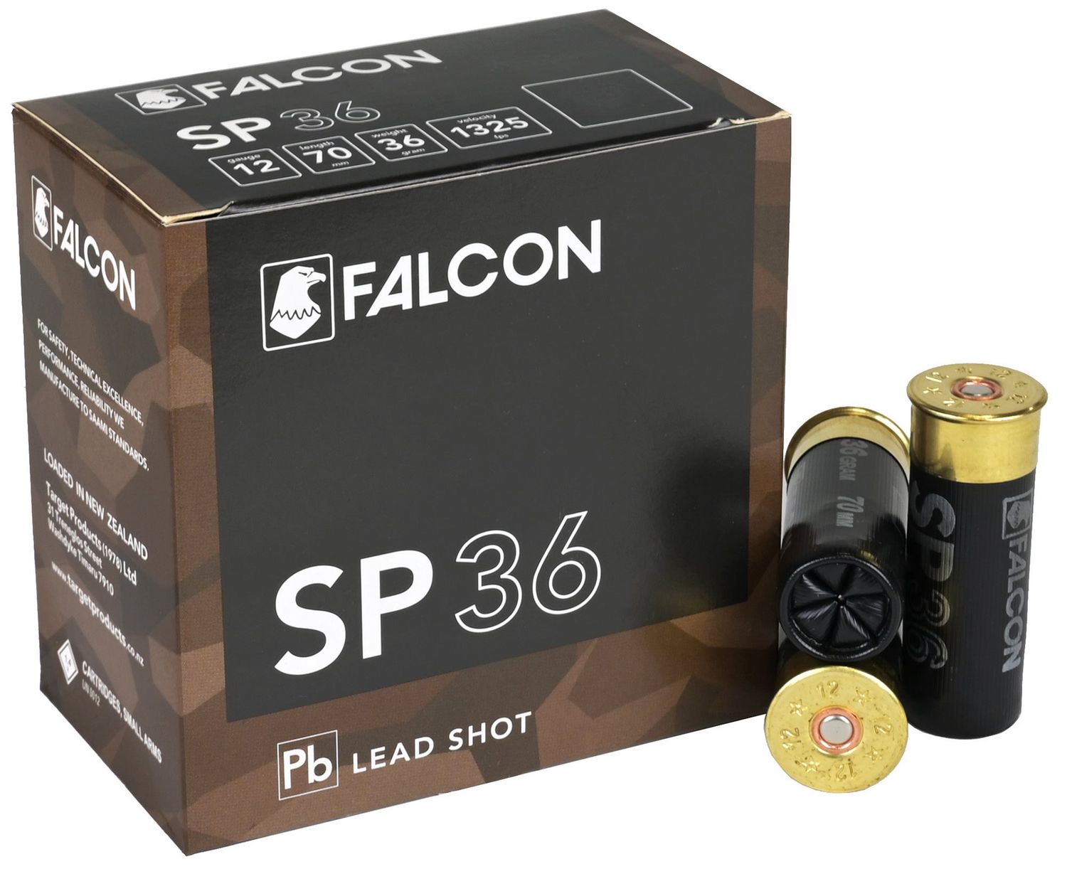 Falcon 12ga #6 36gr 70mm SP36 | 25 Rounds