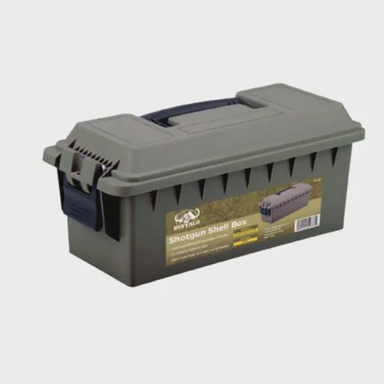 Buffalo River .30 Plastic Ammo Box OD Green Lockable 200mmx133mmx184mm