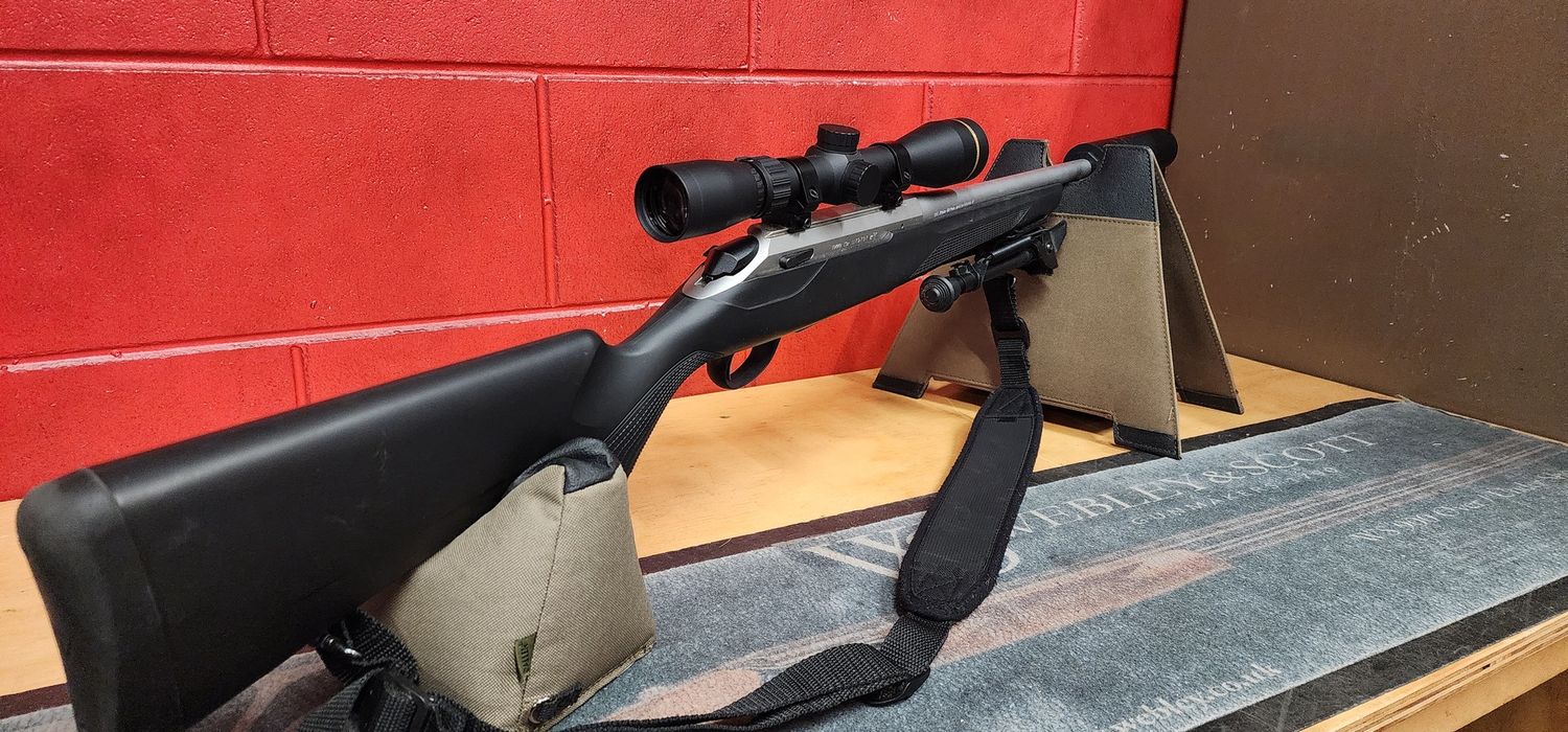 7mm08 Tikka T3X LH + Leupold Scope + Hardys Suppressor and Bipod