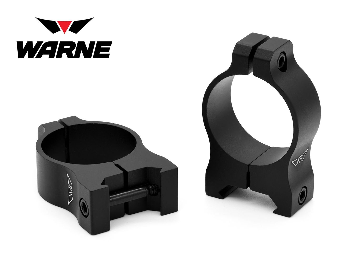 Warne Vapour 30mm Tube Medium Matte Rings
