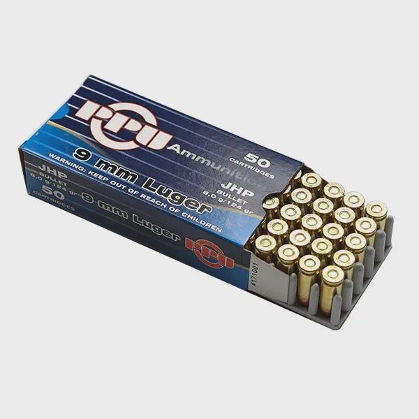 9mm Luger JHP 124gr