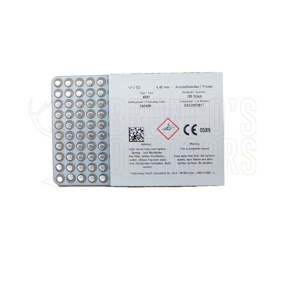RWS Primers Caos Small Rifle No.4033