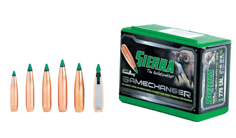 270Cal Sierra, 140gr, TGK, Gamechanger #4440,  (100)