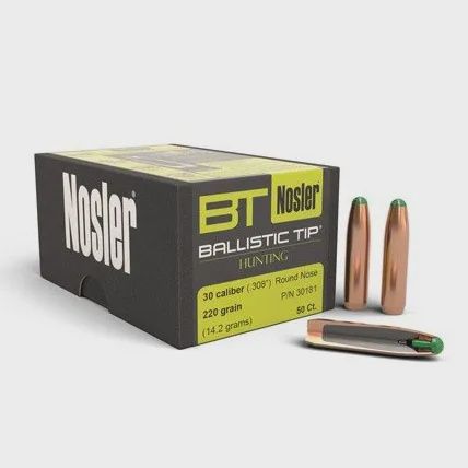 30cal Nosler 220gr Ballistic Tip (50ct) - #30181