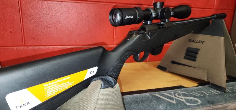 17HMR Tikka T1X MTR 16&quot; UNF Package: Includes Burris Droptine 3-9x40 + Suppressor