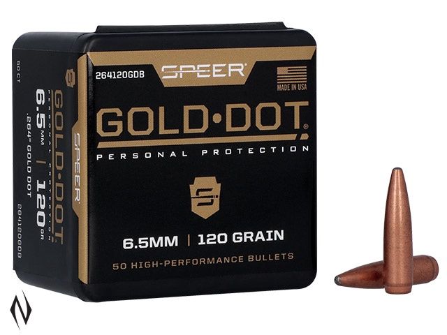 6.5MM Speer 264 120gr Gold Dot (50Pk)