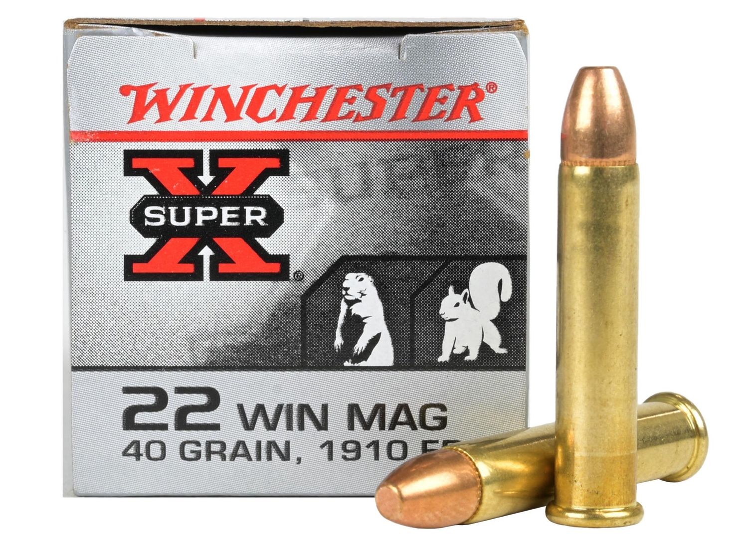 22 Win Mag Winchester Super X 40gr - Varmint &amp; Small Game