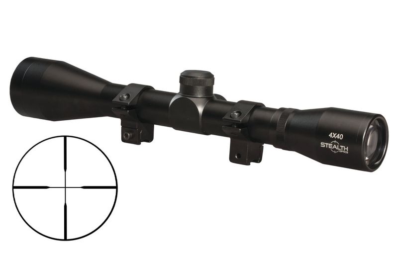Stealth 4x40 Duplex Scope W/Mounts