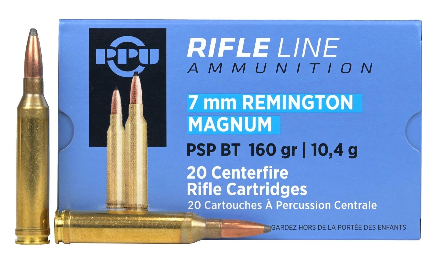 7mm-REM-MAG PPU Prvi Partizan  160gr Soft Point Polymer Tip